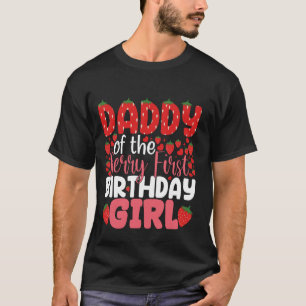Camiseta Pai da Garota Berry First Birthday Sweet One S