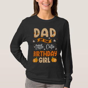 Camiseta Pai da garotinha do aniversário do Cutie Sweet One