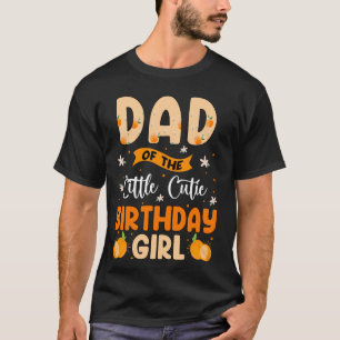 Camiseta Pai da garotinha do aniversário do Cutie Sweet One