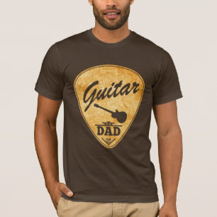 Camiseta Pai da guitarra do vintage