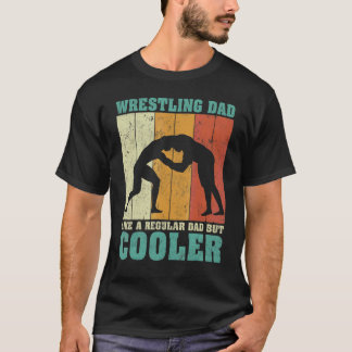 Camiseta Pai Da Luta De Retrorização Do Mens Vintage Como U