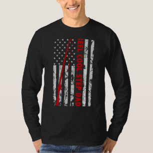 Camiseta Pai Da Mancha Legal Que Pescaria Bandeira American