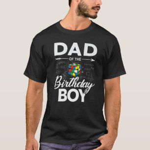 Camiseta Pai Da Matemática Menina De Batida De Aniversário