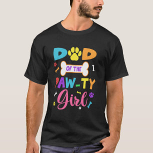 Camiseta Pai Da Menina Da Festa Das Patinhas Aniversário Fa