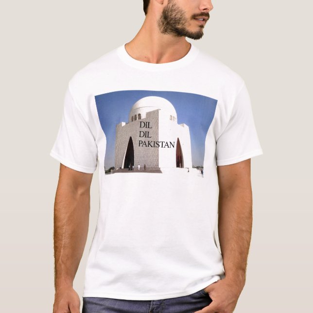 Camiseta Pai da Nação: Mazar-e-Quaid (Frente)