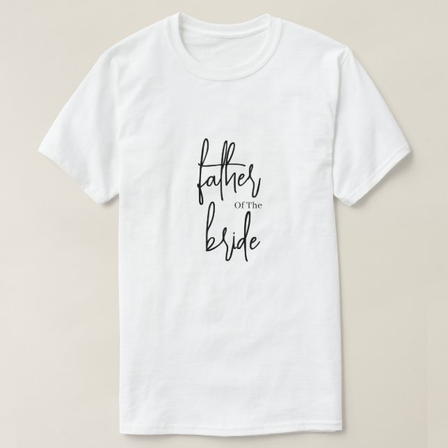 Camiseta Pai da Noiva (Frente do Design)