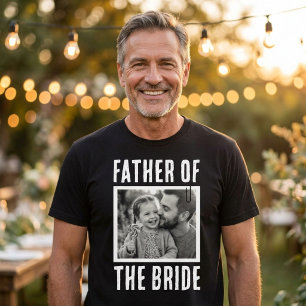 Camiseta Pai da Noiva Foto Personalizada