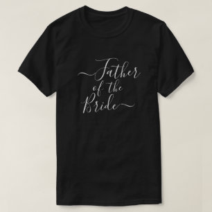Camiseta Pai da Noiva roteiro moderno festa de casamento