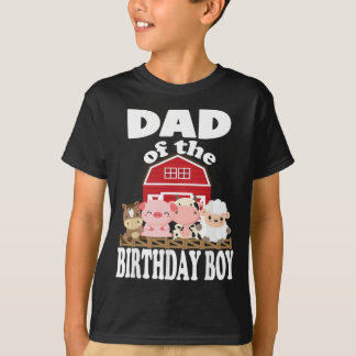 Camiseta Pai Da Parte B Da Criança De Crianças De Aniversár
