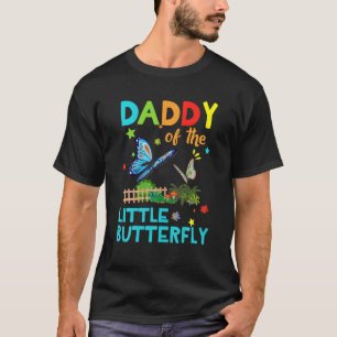 Camiseta Pai Da Pequena Borboleta S Aniversário S Correspon