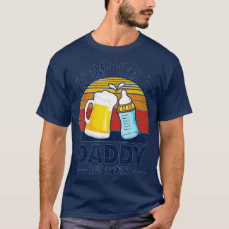 Camiseta Pai Da Primeira Vez Promovido Ao Dia de os pais Pa