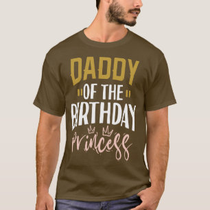 Camiseta Pai Da Princesa De Aniversário