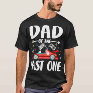 Camiseta Pai Da Rápida Matriz Aniversário 1 rua Race Family