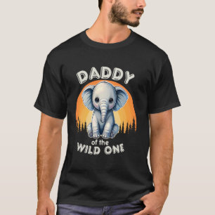 Camiseta Pai da selva Safari A do Jardim Zoológico Selvagem