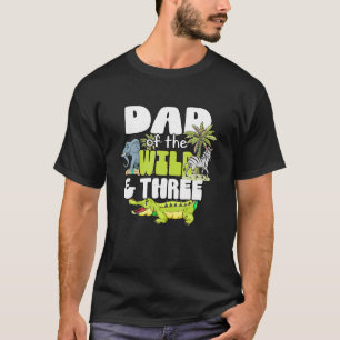 Camiseta Pai Da Selvagem Safari A De Três Jardins Zoológico