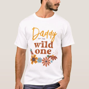 Camiseta Pai da Selvagem   Wildflower Birthday