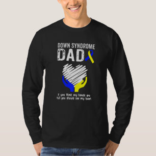 Camiseta Pai Da Síndrome Abaixo Você Deveria Ver Meu Coraçã