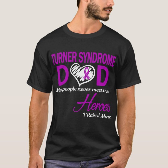 Camiseta Pai da Síndrome de Turner Eu Criei a Minha (Frente)