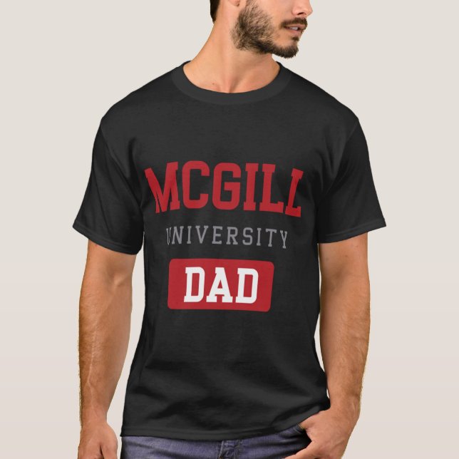Camiseta Pai da Universidade McGill (Frente)