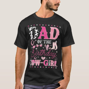 Camiseta Pai Da Vaqueira De Aniversário Disco Rodeio Ociden