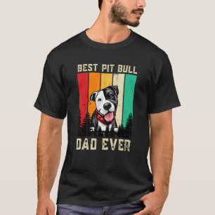 Camiseta Pai Da Vintage Bull  De Cães Padre Paw Pai