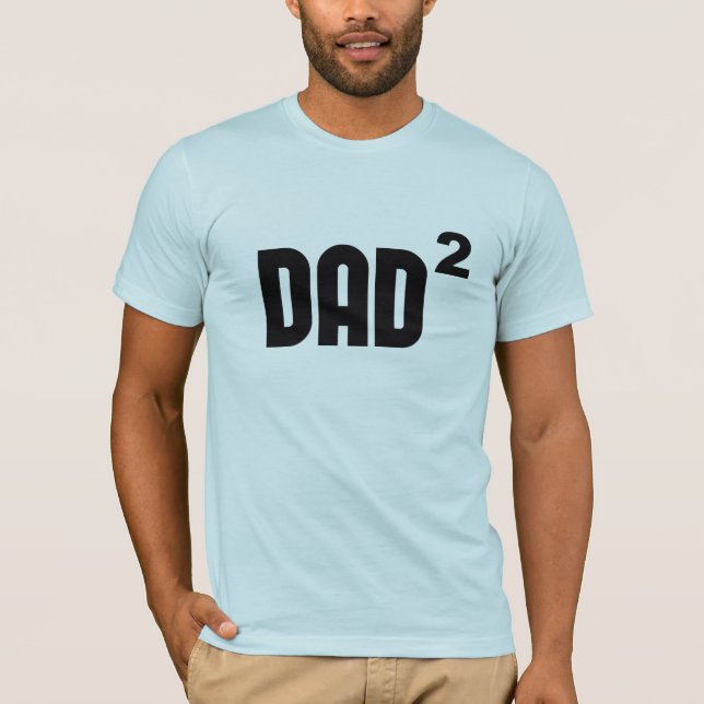 Camiseta Pai Dad2 esquadrado exponencial (Frente)