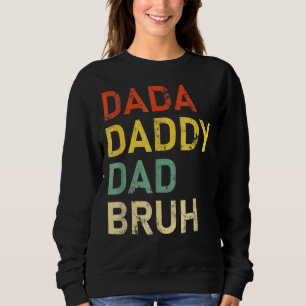 Camiseta Pai Dada Piada Bruh Dia de os pais Pai Pai   