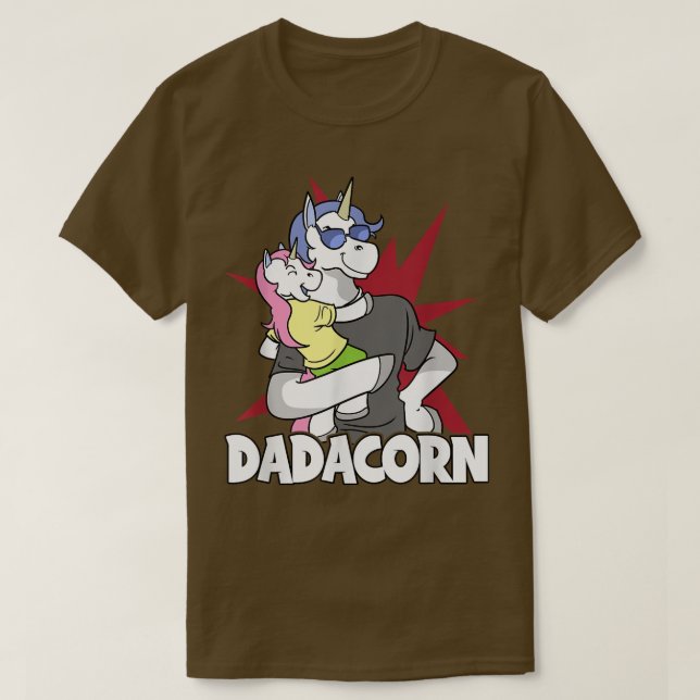 Camiseta Pai Dadacorn Unicorn (Frente do Design)