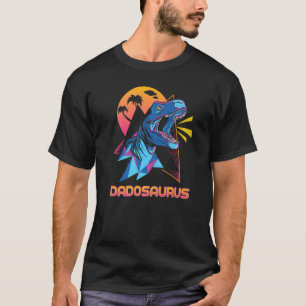 Camiseta Pai Dadosaurus Trex Dinosa, Dia de os pais 2022