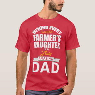 Camiseta Pai das filhas do agricultor