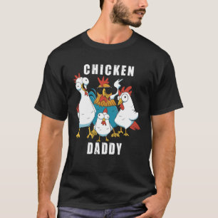 Camiseta Pai das Galinhas Hühner Vater Landwirt Geflügelzüc