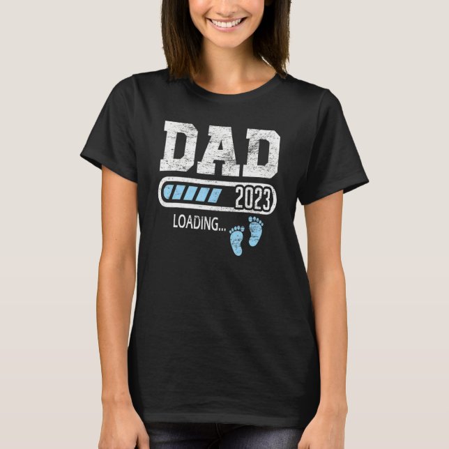 Camiseta Pai De 2023 Para O Anúncio De Gravidez (Frente)