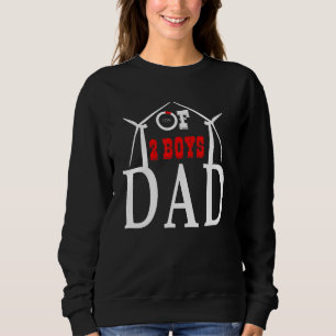 Camiseta Pai De 2 Meninos Pai Ou Avô De 2 Crianças 20