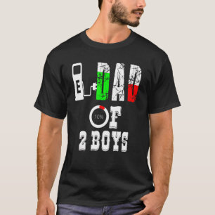 Camiseta Pai De 2 Rapazes Pai Ou Avô De 2 Crianças 42