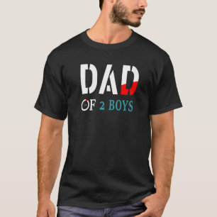 Camiseta Pai De 2 Rapazes Pai Ou Avô De 2 Crianças 49