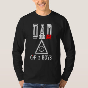 Camiseta Pai De 2 Rapazes Pai Ou Avô De 2 Crianças 5