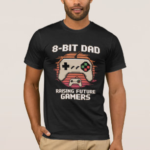 Camiseta pai de 8 bits - Aumentando futuros jogadores