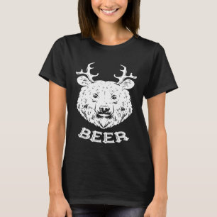 Camiseta Pai De Acampamento De Bebendo De Cerveja Engraçado