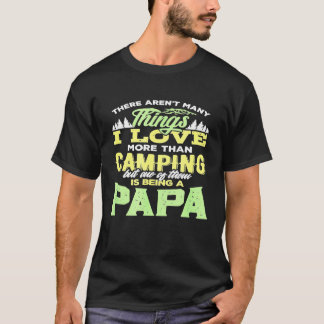 Camiseta Pai de acampamento Papa Idea Design