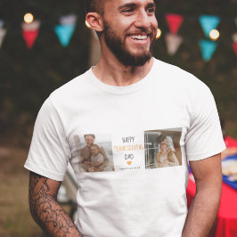 Camiseta Pai de Ação de Graças para Foto e Colagem Moderna