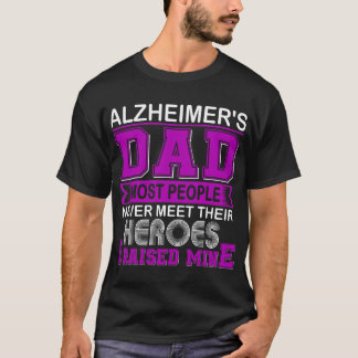 Camiseta Pai de Alzheimer Orgulhoso Eu Criei Mina