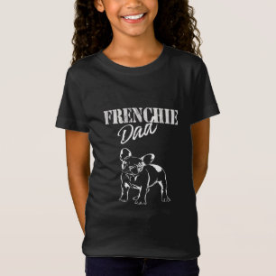 Camiseta Pai De Amantes De Bulldog Francês Engraçado E Boni