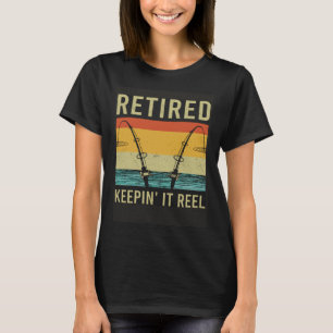 Camiseta Pai De Amor De Pesca Dia Do Pai Aposentado Mantend