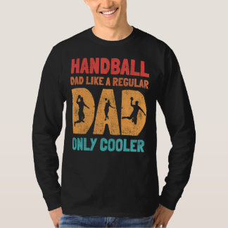 Camiseta Pai De Andebol Como Um Handba De Arrefecimento Ape