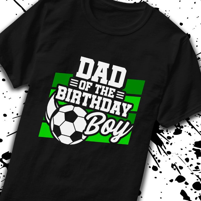 Camiseta Pai de aniversário do futebol - Aniversário do fut (Criador carregado)