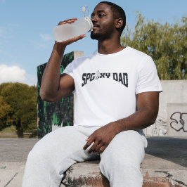 Camiseta Pai de aniversário do Halloween Ghost Sppok