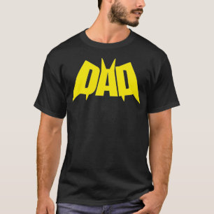 Camiseta Pai de aniversário do Pai dia de os pais Gift Bat 