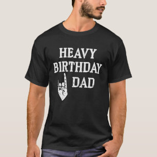 Camiseta Pai de aniversário intenso Grunge Viking e Metal R