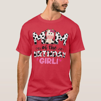 Camiseta Pai de aniversário para Fazenda de vaca-menina Vac