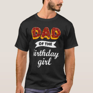 Camiseta Pai De Aniversário rosquinha Da Família De Rosquin
